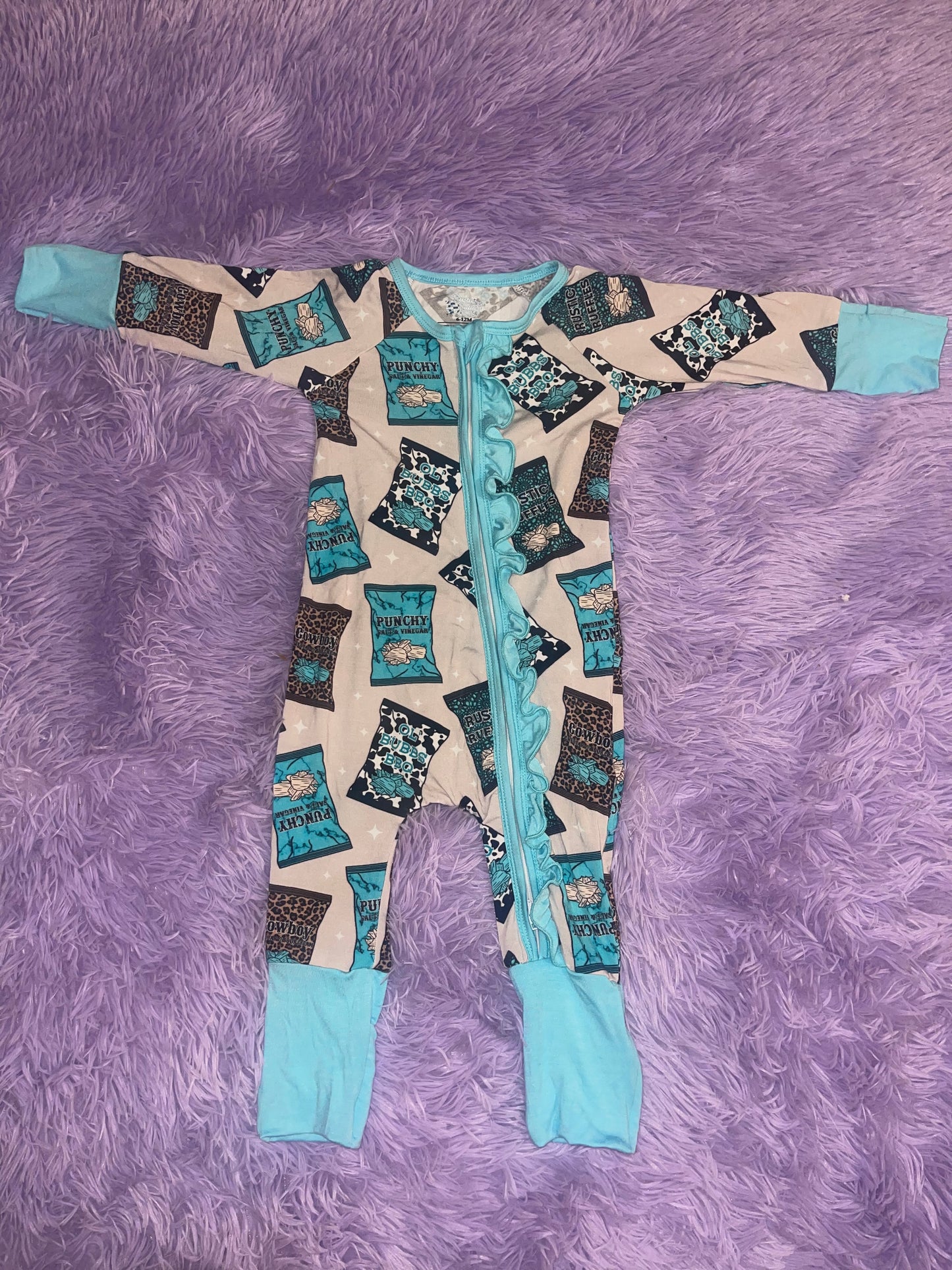 RTS Western Potato Chip Ruffle Zippy