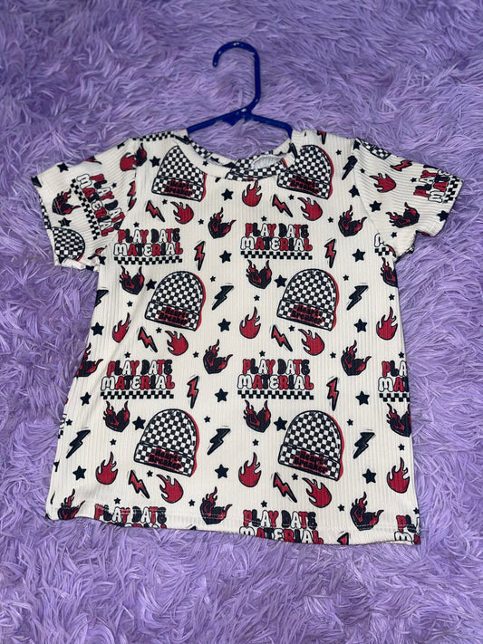Lounge tee play date material
