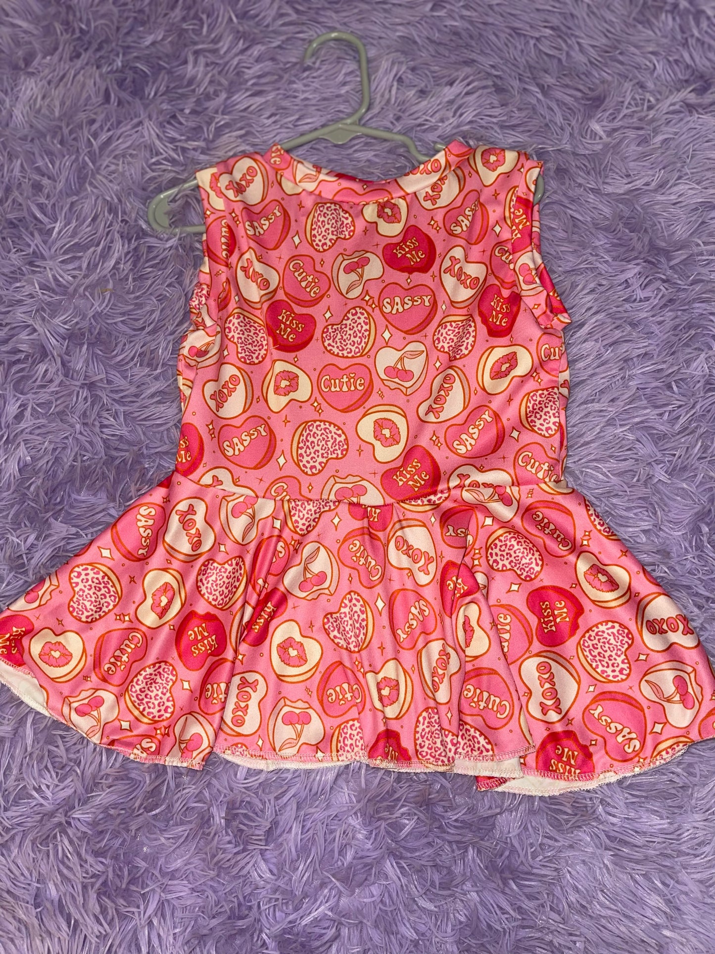 Peplum tank Cutie Hearts